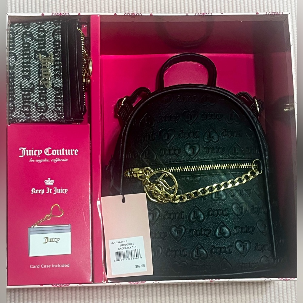 Juicy Couture Black Mini Backpack
